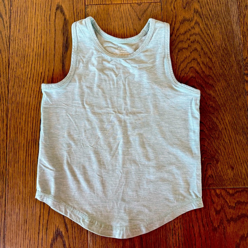 Hanna Andersson Mint Blue Active UV Tank Top ~ Size 5 ~ Excellent Condition